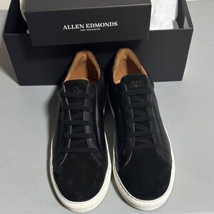 Allen Edmonds Black Sneakers with White Accents